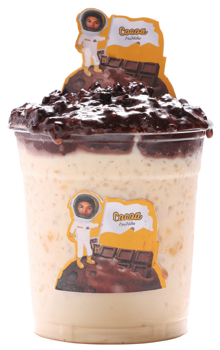 奶油火山冰可可奶